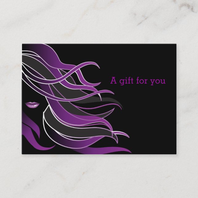 Hair stylist Gift Certificate (Front)