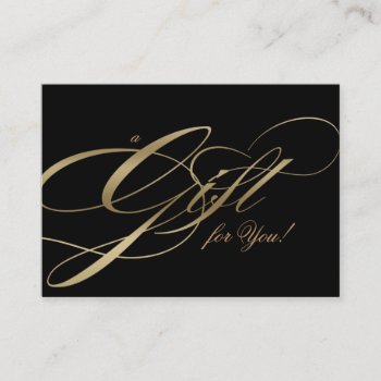 Hair Stylist Gift Certificate Black Gold by spacards at Zazzle