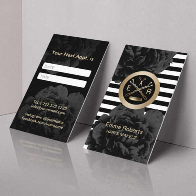 Hair Stylist Gold Scissor & Comb Appointment (Creator Uploaded)