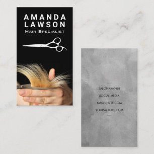 Hair Stylist Hair Professional Business Card