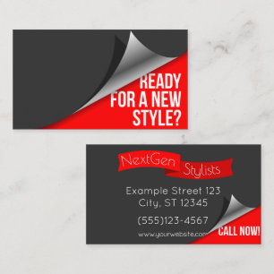 Hair Stylist - Hairdresser - Barber Business Card