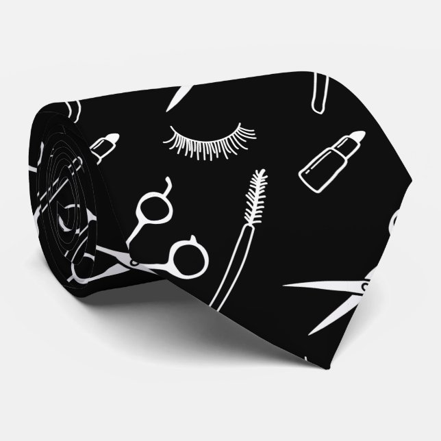 Hair Stylist Hairdresser Makeup Artist Beauty Neck Tie (Rolled)