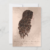 Hair Stylist Hairdresser Mermaid Copper Pearl (Back)