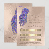 Hair Stylist Hairdresser Mermaid Gold Pearl (Front/Back)
