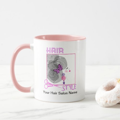 Hair Stylist Hairdressing Salon Personalized Mug