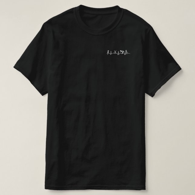 HAIR STYLIST HEARTBEAT T-Shirt (Design Front)