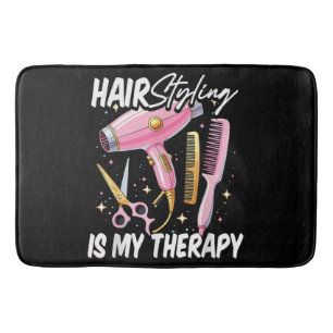 Hair stylist Is My Therapy Bath Mat