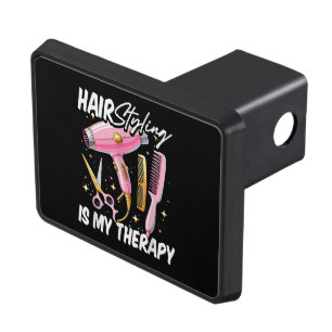 Hair stylist Is My Therapy Hitch Cover