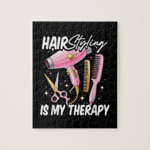 Hair stylist Is My Therapy Jigsaw Puzzle