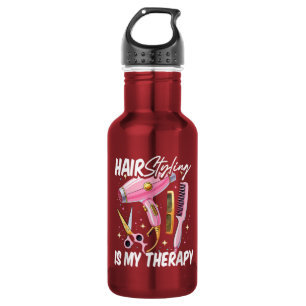 Hair stylist Is My Therapy Stainless Steel Water Bottle