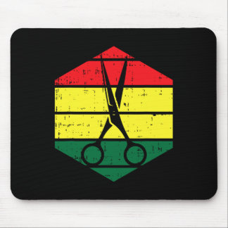 Hair-stylist Juneteenth Blm Black History Hairdres Mouse Pad