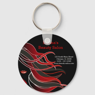 Hair stylist keychain