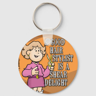 Hair Stylist Keychain