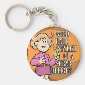 Hair Stylist Keychain