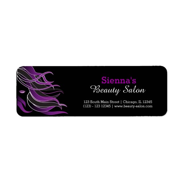 Hair stylist label (Front)