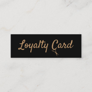 Hair Stylist Loyalty Punch Card