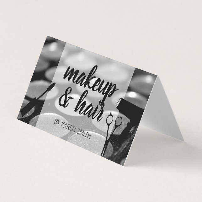 Hair Stylist | Makeup Artist Business Card (Front)
