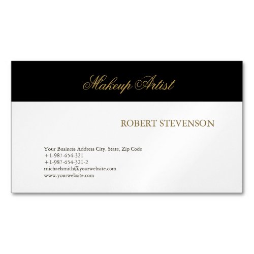 Hair Stylist Makeup Artist Business Card