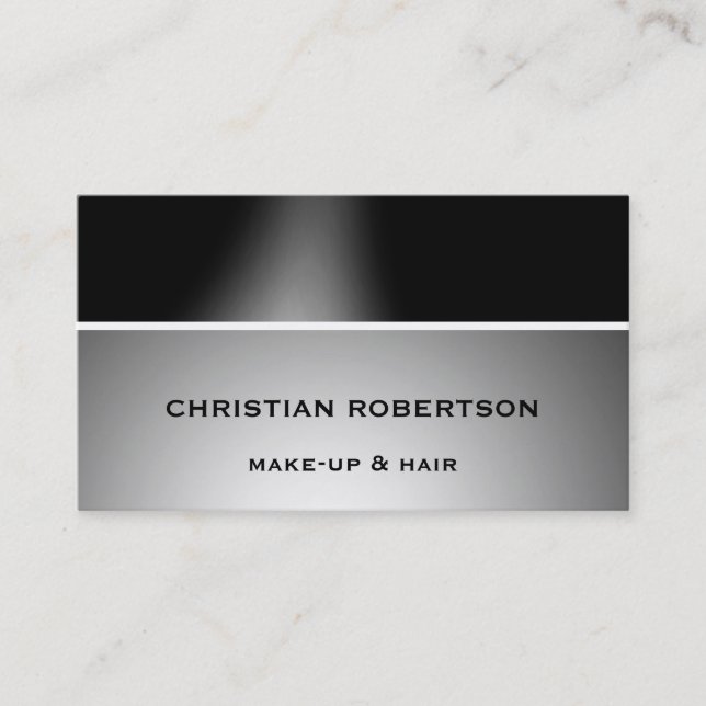 Hair Stylist Makeup Artist Business Card (Front)