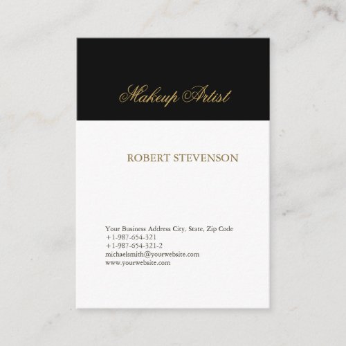 Hair Stylist Makeup Artist Business Card