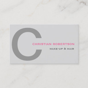 Hair Stylist Makeup Artist Business Card