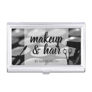 Hair Stylist Makeup Artist Business Card Case