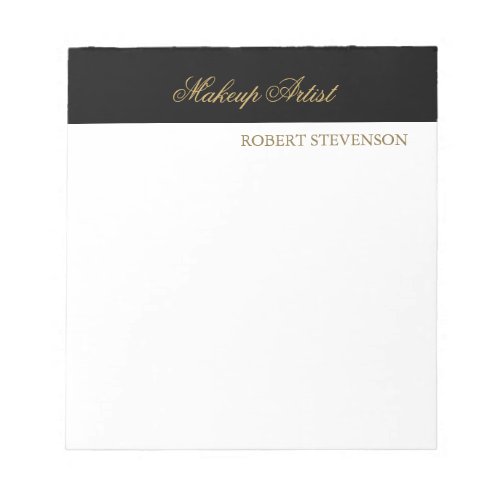 Hair Stylist Makeup Artist Notepad