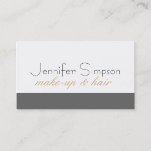 Hair Stylist Makeup Artist Professional Business Card