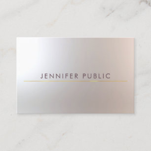 Hair Stylist Makeup Artist Tasteful Glamorous Business Card