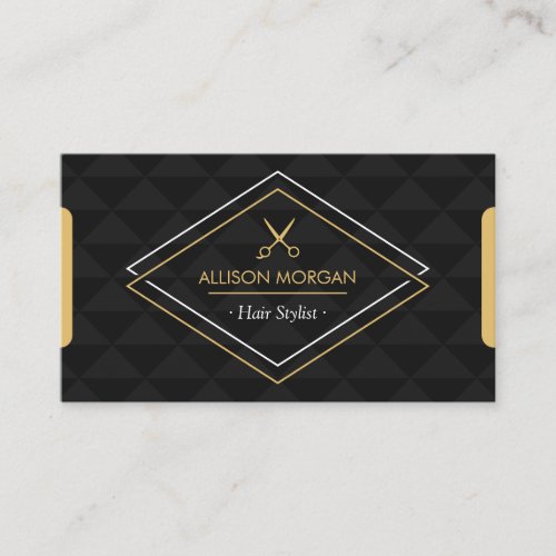 Hair Stylist Modern Abstract Geometric Appointment