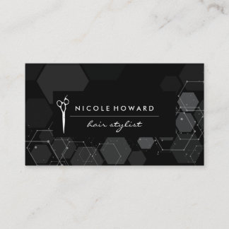 Hair Stylist | Modern Design | Geometric Business Card