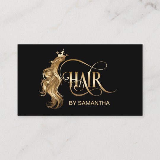 hair extensions business cards