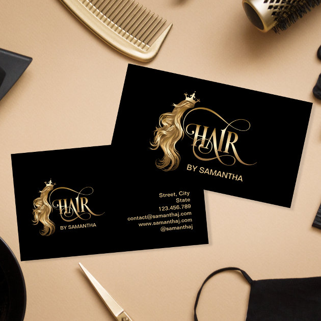 Hair extensions business cards new arrivals