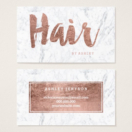 stylist business cards