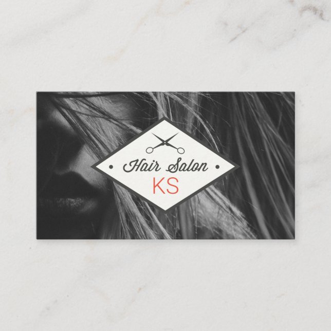 Hair Stylist | Modern Stylist Business Card (Front)