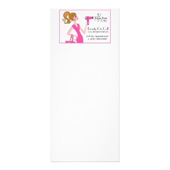 Hair Stylist On Call Rack Cards by LadyDenise at Zazzle