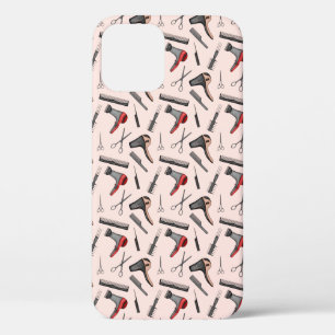 Hair Stylist Pattern iPhone 12 Case