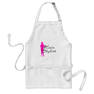Hair Stylist (Pink) Adult Apron