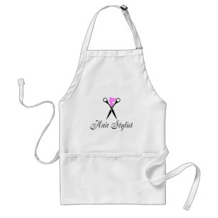 Hair Stylist (Pink/Scissors) Adult Apron