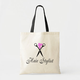 Hair Stylist (Pink/Scissors) Tote Bag