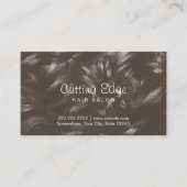 Hair Stylist Professional Curly Hair Background Appointment Card (Front)