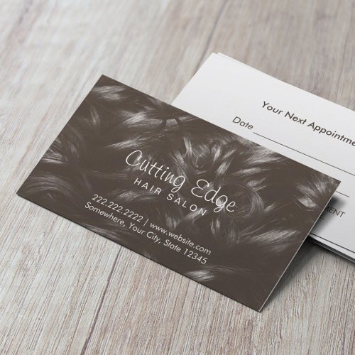 Professional Curly Hair Background Hair Stylist Business Card Template
