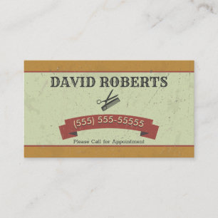 Hair Stylist Professional - Vintage Appointment Card