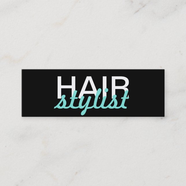 hair stylist punch card (Front)