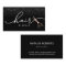 Hair Stylist Rose Gold Scissor Black Glitter Salon