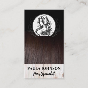 Hair Stylist Salon Beauty Logo Business Card