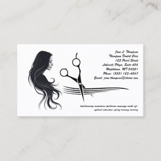 Hair Stylist & Salon Business Card