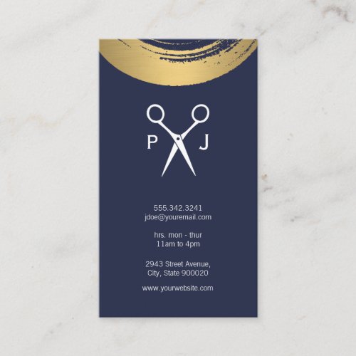 Hair Stylist  Salon Business Card