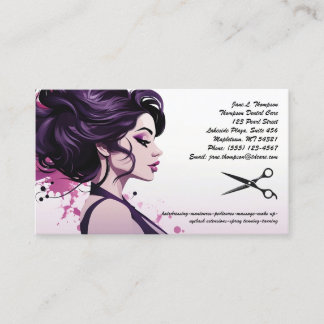 Hair Stylist & Salon Business Card