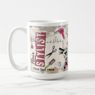 Hair Stylist Salon Gift Custom Coffee Mug